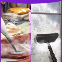 Паровая швабра и пароочиститель КТ-3903 (2 в 1)