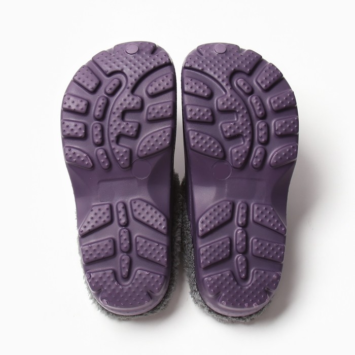 Галоши-сабо женские утепленные Галоши-сабо женские утепленные "Монтана" цвет баклажан, размер 39