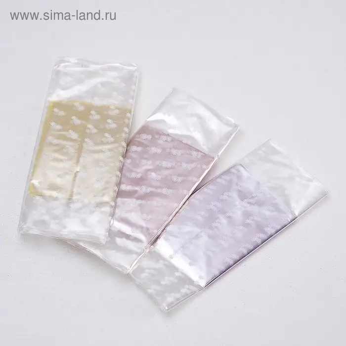 Пакет "Подарочный", с жестким дном, МИКС, 6 х 8 х 23,5 см