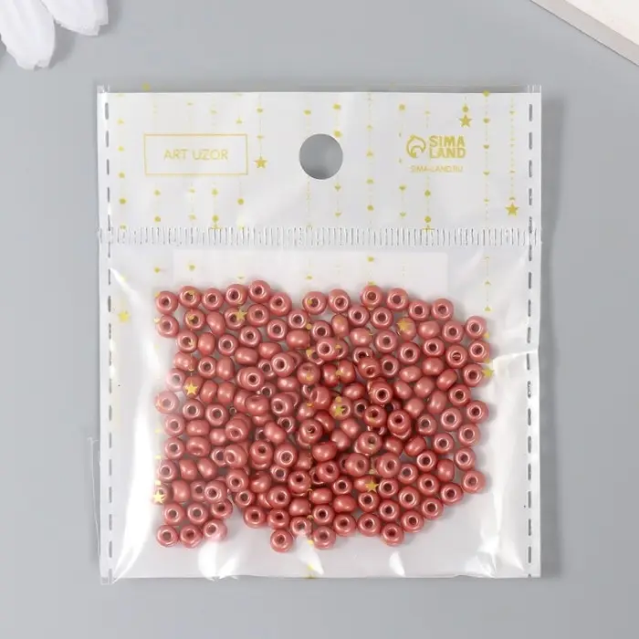 Бисер стекло 6/0 "Коралловый риф" 15 гр