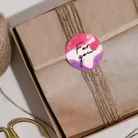 Наклейки для бизнеса и подарков For you, 4&times;4 см, 50 шт.