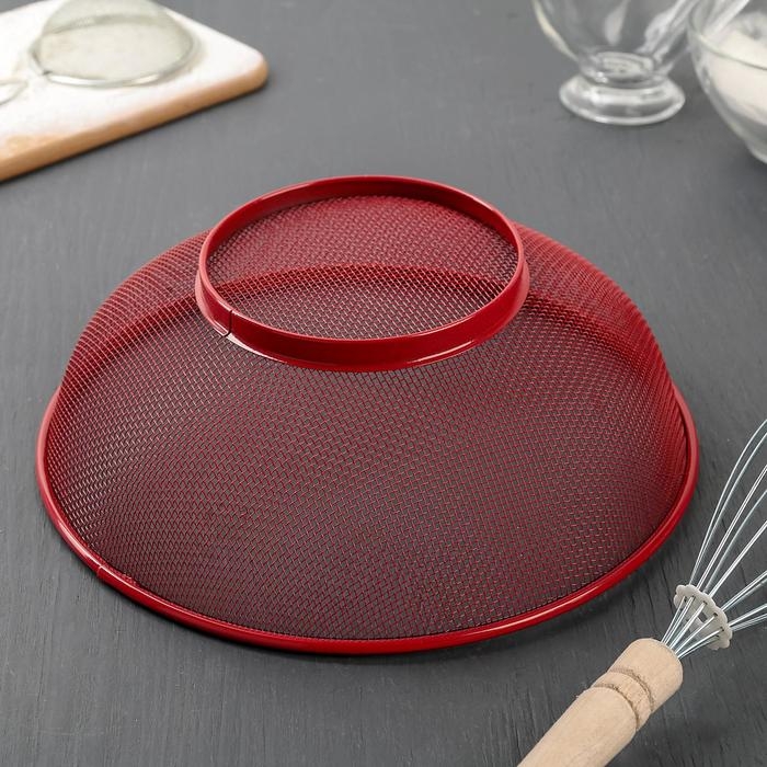 Крышка сетка Доляна &laquo;2 в 1&raquo;, d=24 см, цвет МИКС