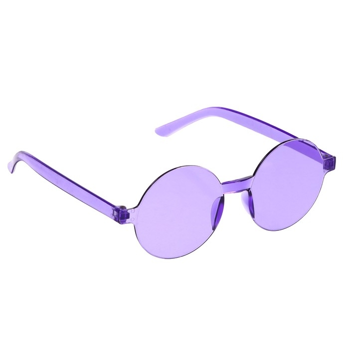 Карнавальные очки &laquo;Круглые&raquo;, цвета МИКС