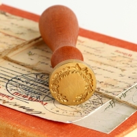 Сургучная печать &laquo;Венок&raquo;, 12.5 х 4 х 4 см