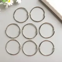 Кольцо для творчества (для фотоальбомов) "Серебро" внутр. d= 5 см внешн. d=5,5 см