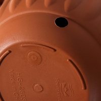 Кашпо пластиковое для цветов подвесное с дренажной сеткой &laquo;Веста&raquo;, 2 л, цвет коричневое