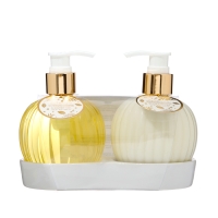 Подарочный набор Elegant Golden Leaf: гель для душа 240 мл, лосьон 240 мл Подарочный набор Elegant Golden Leaf: гель для душа 240 мл, лосьон 240 мл