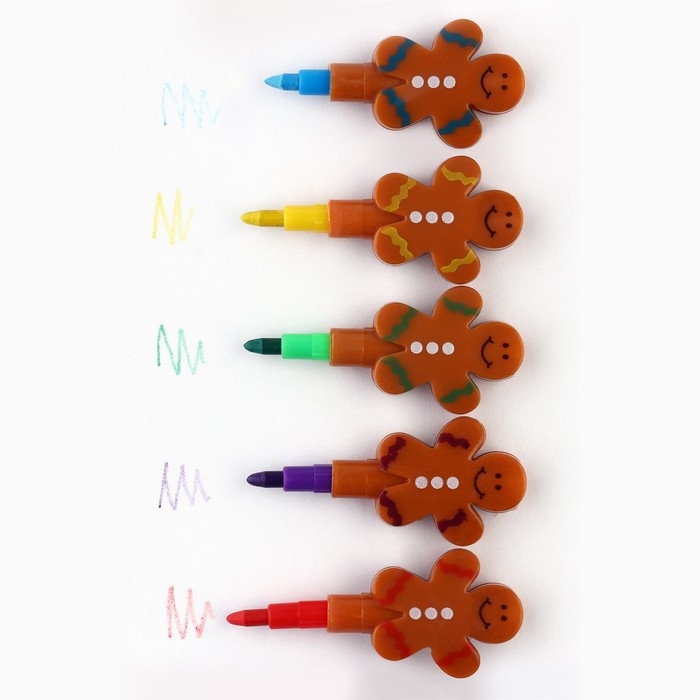 Подарочный набор новогодний, блокнот-раскраска и разноцветный карандаш &laquo;Сказочная почта&raquo;