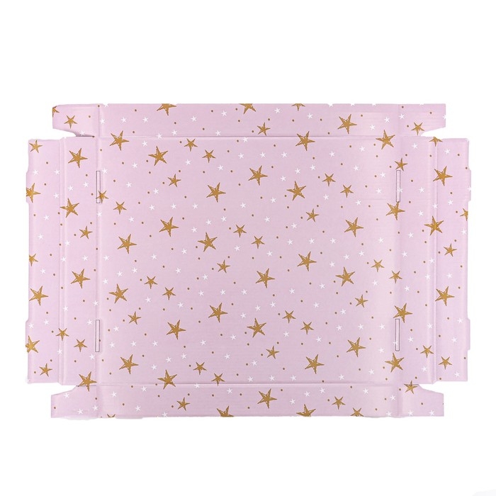 Складная коробка Складная коробка "Звёзды", 31,2 х 25,6 х 16,1 см