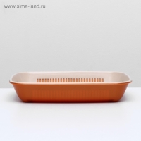 Туалет перламутровый округлый с сеткой 33,5 х 25 х 6 см, золотисто-бежевый Туалет перламутровый округлый с сеткой 33,5 х 25 х 6 см, золотисто-бежевый