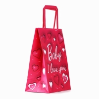 Пакет подарочный &laquo;Я люблю тебя&raquo;, 20 &times; 11 &times; 27,7 см