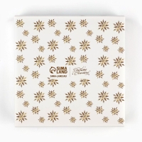 Коробка для кондитерских изделий &laquo;Золотая вьюга&raquo;, 10 х 10 х 10 см, Новый год