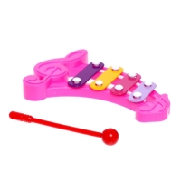 Игрушка музыкальная-металлофон &laquo;Нотка&raquo;, цвета МИКС