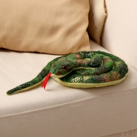 Мягкая игрушка &laquo;Змея&raquo;, 98 см, цвет зелёный