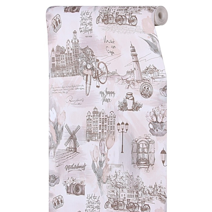 Обои Бумажные Обои Бумажные "Гомельобои" Винсент 61, 0,53х10,05м