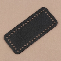 Донце для сумки, прямоугольное, 18 × 8 × 0,3 см, цвет чёрный Донце для сумки, прямоугольное, 18 × 8 × 0,3 см, цвет чёрный