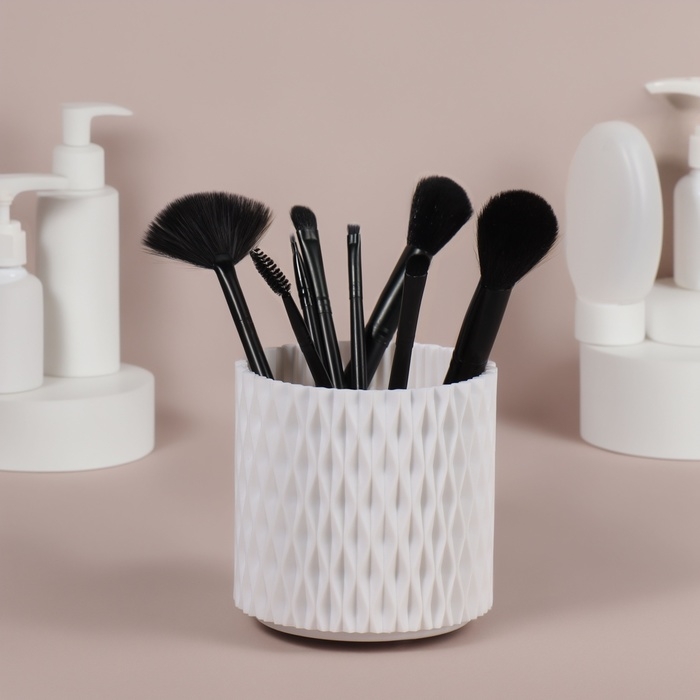 Органайзер - подставка для хранения, вращающийся, 5 секций, d = 11,5 см, цвет белый Органайзер - подставка для хранения, вращающийся, 5 секций, d = 11,5 см, цвет белый