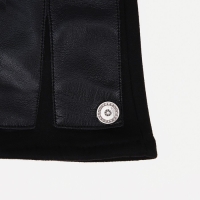 Перчатки мужские, безразмерные, с утеплителем, цвет чёрный Перчатки мужские, безразмерные, с утеплителем, цвет чёрный