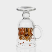 Кружка стеклянная для глинтвейна &laquo;Пряничный домик&raquo;, 200 мл