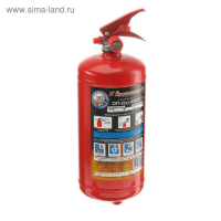 Огнетушитель порошковый "Ярпожинвест" ОП-2(3), АBCE-01(А) Огнетушитель порошковый "Ярпожинвест" ОП-2(3), АBCE-01(А)