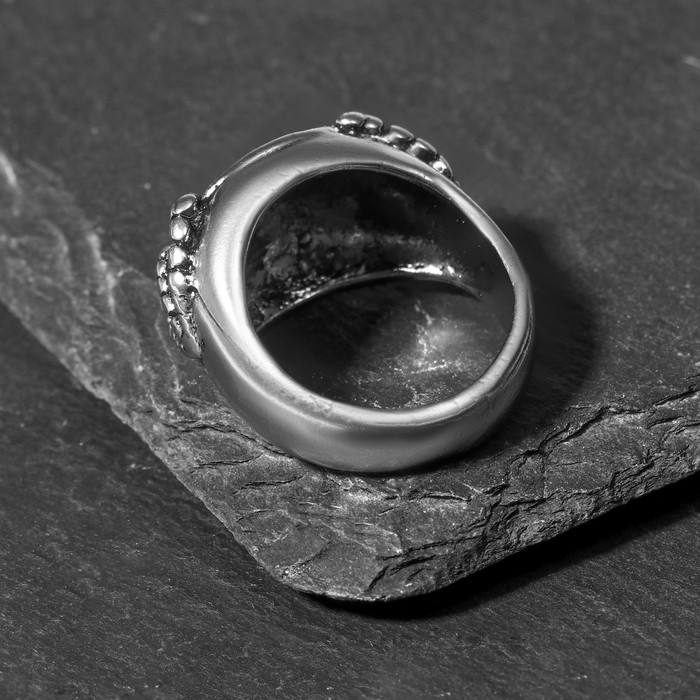 Кольцо «Перстень» череп и когти, цвет чернёное серебро, 18 размер Кольцо «Перстень» череп и когти, цвет чернёное серебро, 18 размер