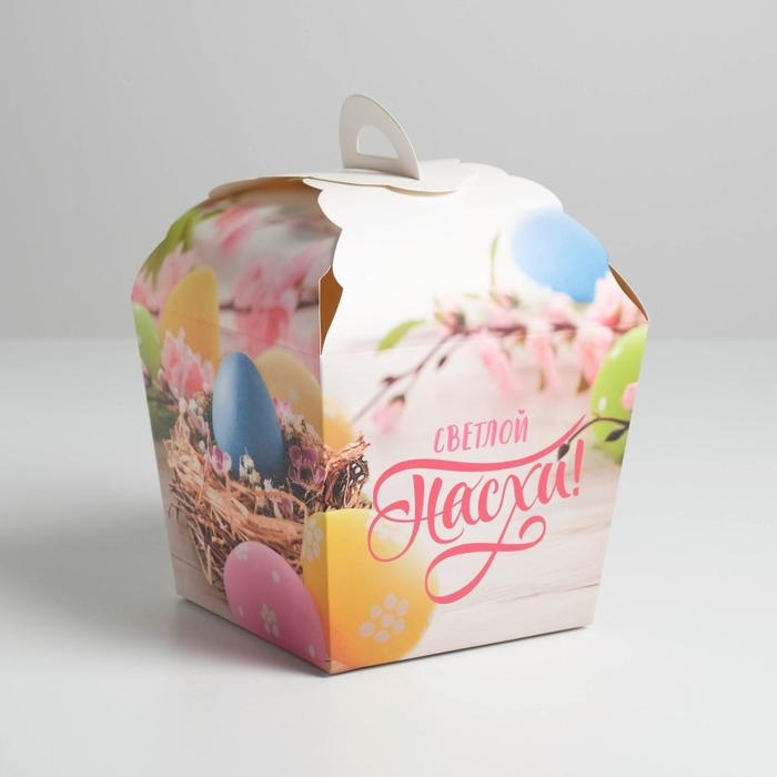 Коробка кондитерская, упаковка, &laquo;Светлой Пасхи&raquo;, 17 х 17 х 26 см 4601791