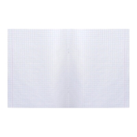 Тетрадь 96 листов в клетку Calligrata "Россия", обложка мелованный картон, блок №2, белизна 75% (серые листы), МИКС