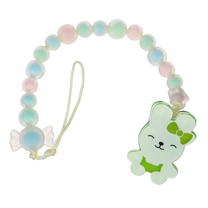 Держатель для соски - пустышки &laquo;Зайка&raquo;, цвет зеленый