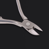 Кусачки педикюрные &laquo;Premium&raquo;, 10,6 см, длина лезвия - 14 мм, на блистере, цвет серебристый