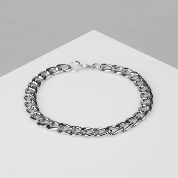Браслет «Цепь» лёгкая, цвет серебро, 21 см Браслет «Цепь» лёгкая, цвет серебро, 21 см