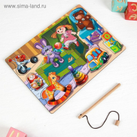 Магнитная рыбалка - пазл &laquo;Игрушки&raquo;