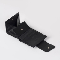 Портмоне мужское на кнопке, цвет чёрный Портмоне мужское на кнопке, цвет чёрный