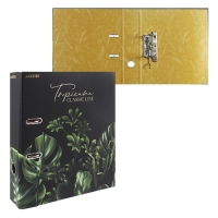 Пaпкa-регистратор А4, 75 мм, deVENTE Tropicana, ламинированый картон, черный/зеленый, разборный Пaпкa-регистратор А4, 75 мм, deVENTE Tropicana, ламинированый картон, черный/зеленый, разборный