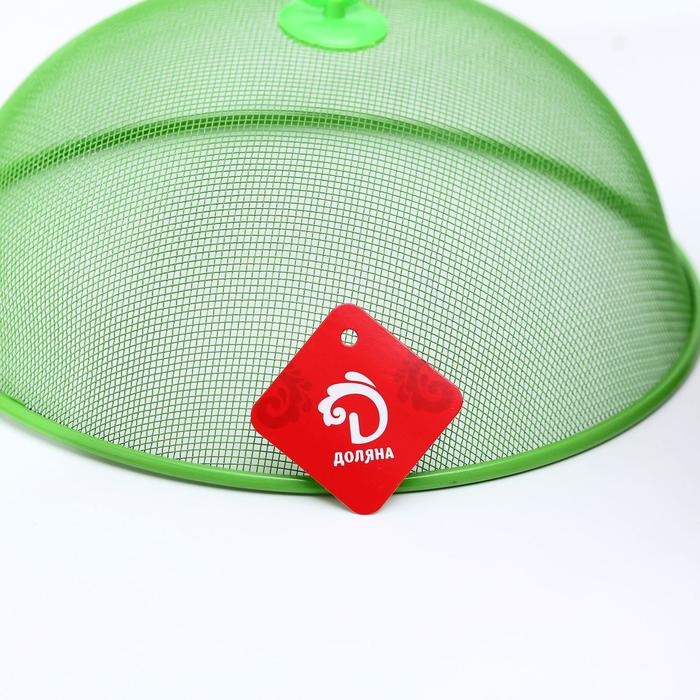 Крышка - сетка для продуктов Доляна &laquo;Вкус&raquo;, d=28 см, цвет МИКС