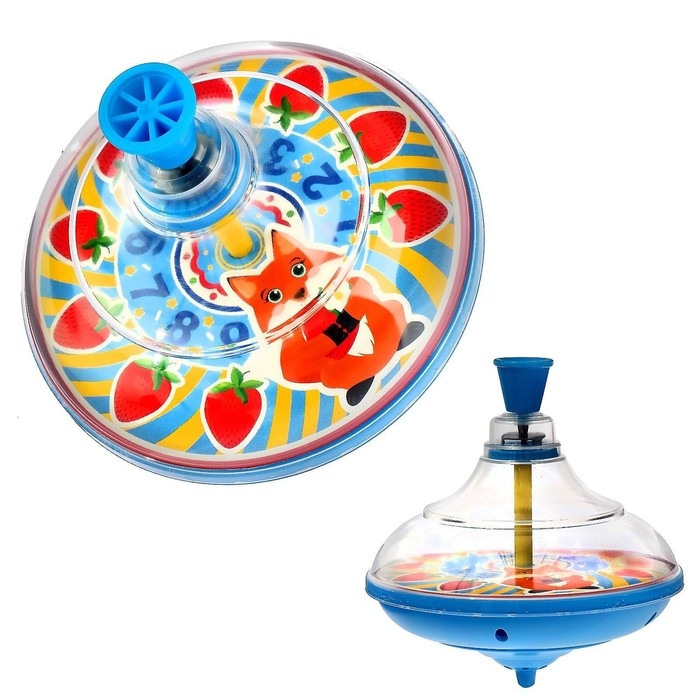 Юла прозрачная &laquo;Клубника&raquo;, МИКС