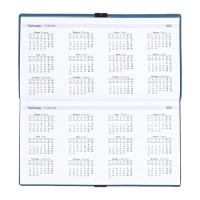 Еженедельник датир 2025г 175х95мм мягк обл иск кож 64л ESCALADA, бл тис, бл 70 г/м²,синий Еженедельник датир 2025г 175х95мм мягк обл иск кож 64л ESCALADA, бл тис, бл 70 г/м²,синий