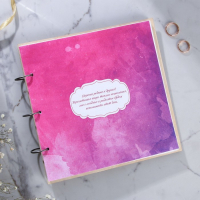 Книга пожеланий на свадьбу в деревнной обложке &laquo;Резная&raquo;.