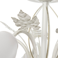 Люстра "Сусана" 5х15Вт Е27 белый/золото 58х58х32см BayerLux