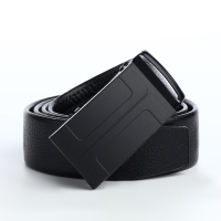 Ремень мужской, ширина 3,5 см, пряжка автомат, цвет чёрный Ремень мужской, ширина 3,5 см, пряжка автомат, цвет чёрный
