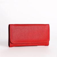 Кошелёк женский на кнопке, цвет красный Кошелёк женский на кнопке, цвет красный