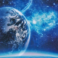 Наклейка 3Д интерьерная Космос 90*60см Наклейка 3Д интерьерная Космос 90*60см