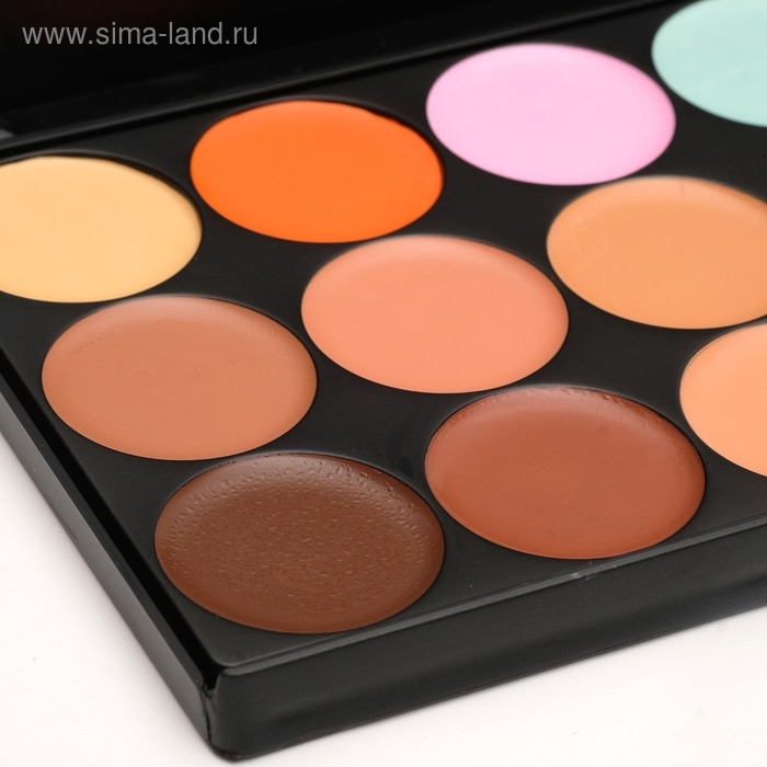 Палетка корректоров для лица 15 цветов Палетка корректоров для лица 15 цветов