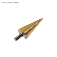 Сверло ступенчатое ТУНДРА, HSS, TiN, трехгранный хвостовик, 4 - 32 мм Сверло ступенчатое ТУНДРА, HSS, TiN, трехгранный хвостовик, 4 - 32 мм