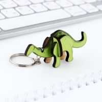 Брелок для ключей деревянный конструктор «Динозавр» 6.9 х 4 см Брелок для ключей деревянный конструктор «Динозавр» 6.9 х 4 см