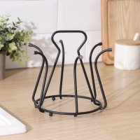 Подставка для стаканов Доляна, 20×20×18 см, цвет чёрный Подставка для стаканов Доляна, 20×20×18 см, цвет чёрный