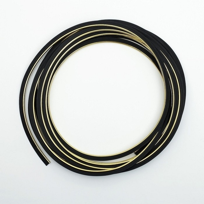 Молдинг гибкий внутрисалонный, золотистый, 5 м