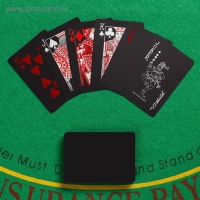 Карты игральные пластиковые, 54 шт, 30 мкм, 6.5 х 9 х 2 см Карты игральные пластиковые, 54 шт, 30 мкм, 6.5 х 9 х 2 см