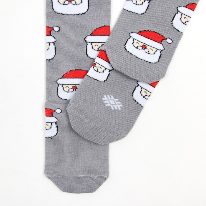 Новый год.Колготки детские KAFTAN Новый год.Колготки детские KAFTAN "Дед Мороз" 92-98 см, серый