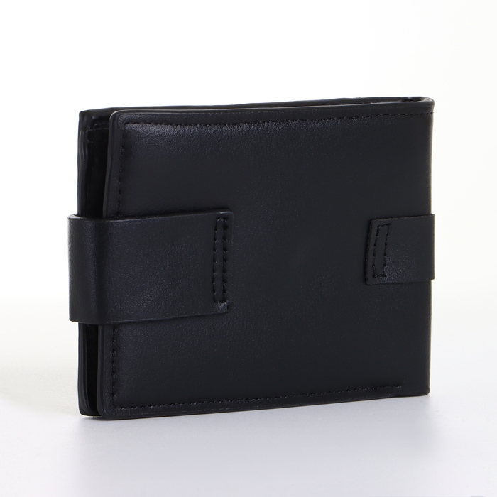 Портмоне мужское на магните, цвет чёрный Портмоне мужское на магните, цвет чёрный