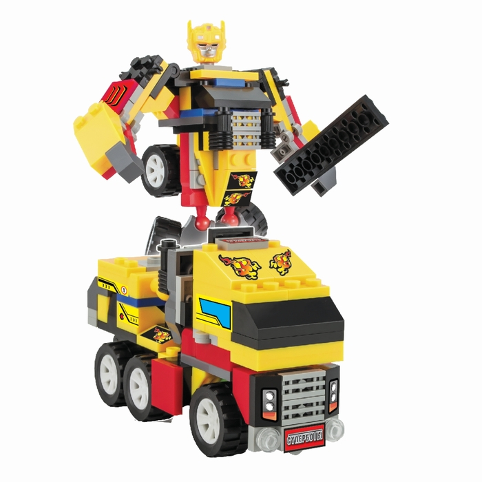 Конструктор-трансформер &laquo;Грузовик&raquo;, 119 деталей, цвет МИКС